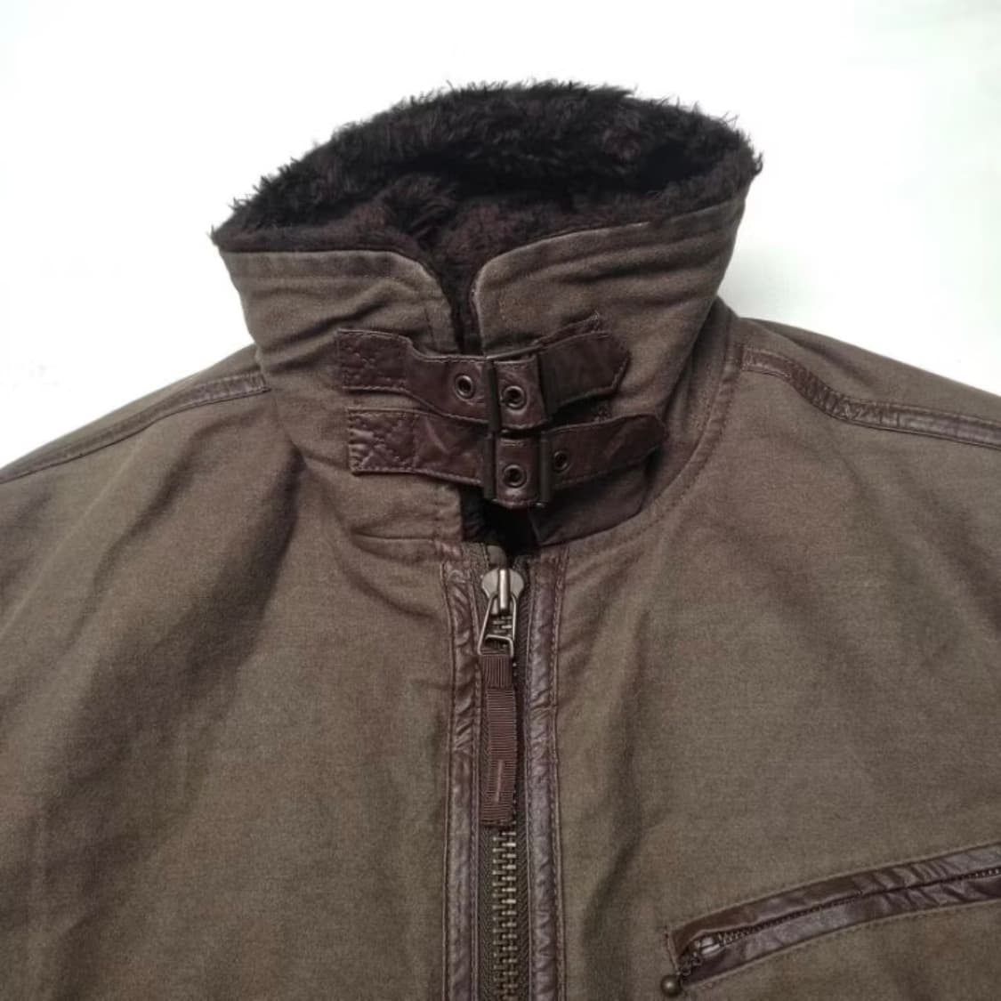 에드윈 edwin 퍼 안감 스웨이드 빈티지 자켓 상품이미지5