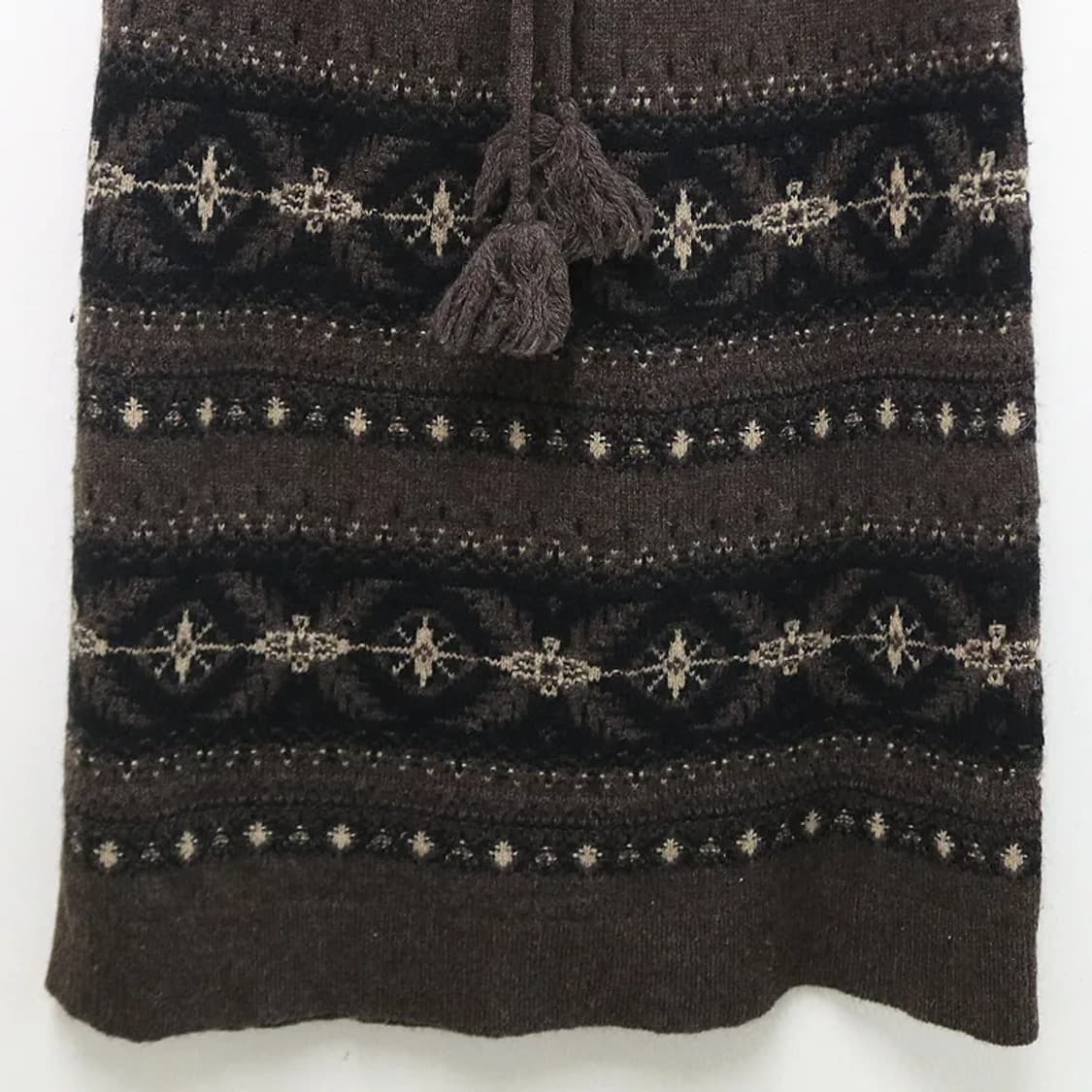 SHUCA 니트 밴딩 울 혼방 미디스커트 61163 상품이미지4