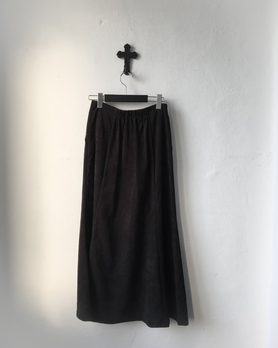Button up corduroy long skirt 상품이미지2