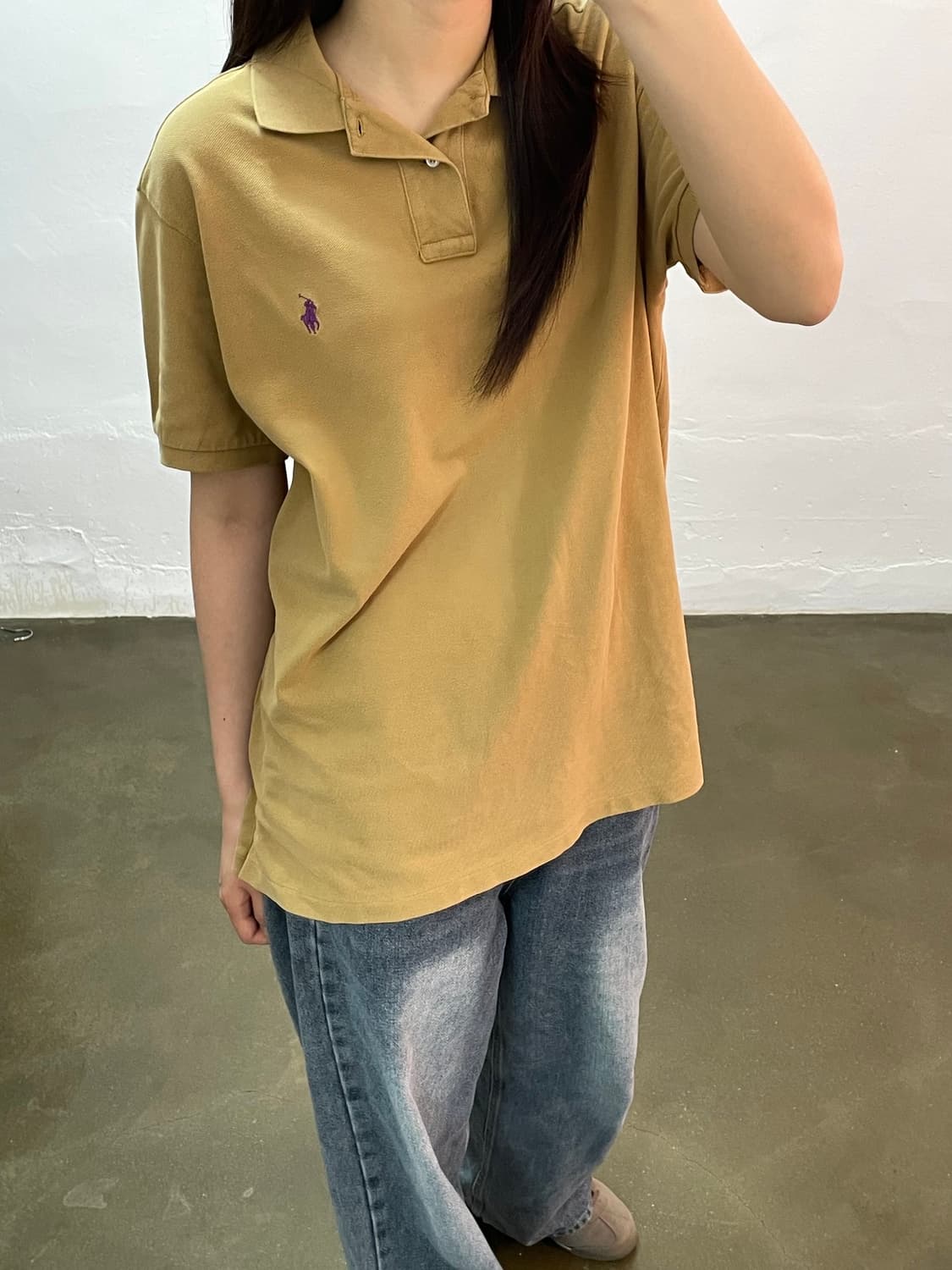 폴로 랄프로렌 카키 커스텀핏 L사이즈 상품이미지2
