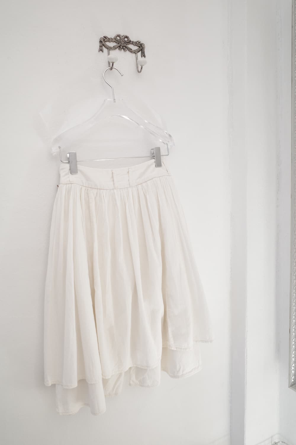 Corduroy waist skirt layered pants 상품이미지8