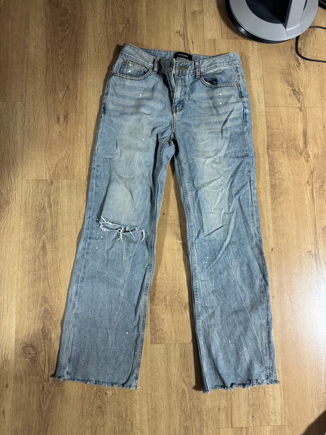 페이탈리즘 #0237 paint denim jeans 데님팬츠 상품이미지2