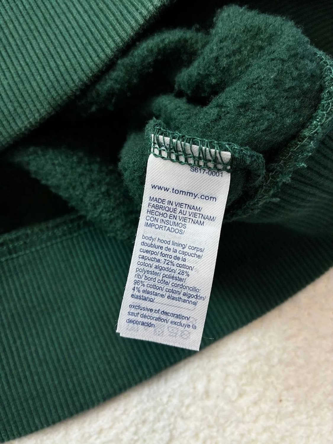 타미힐피거 베이직 코튼 후드 집업 PN5864    상품이미지9