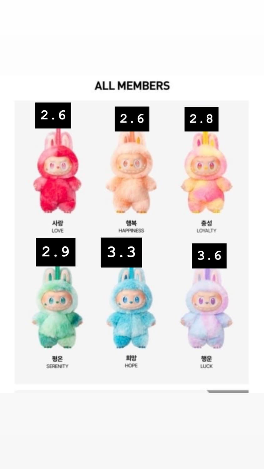 팝마트 라부부 하이라이트 새상품 상품이미지1