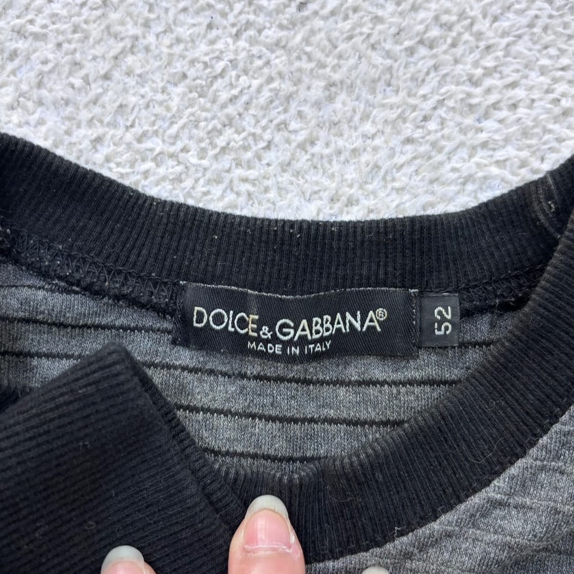52 돌체앤가바나 남성 맨투맨 티셔츠 0402E 상품이미지3