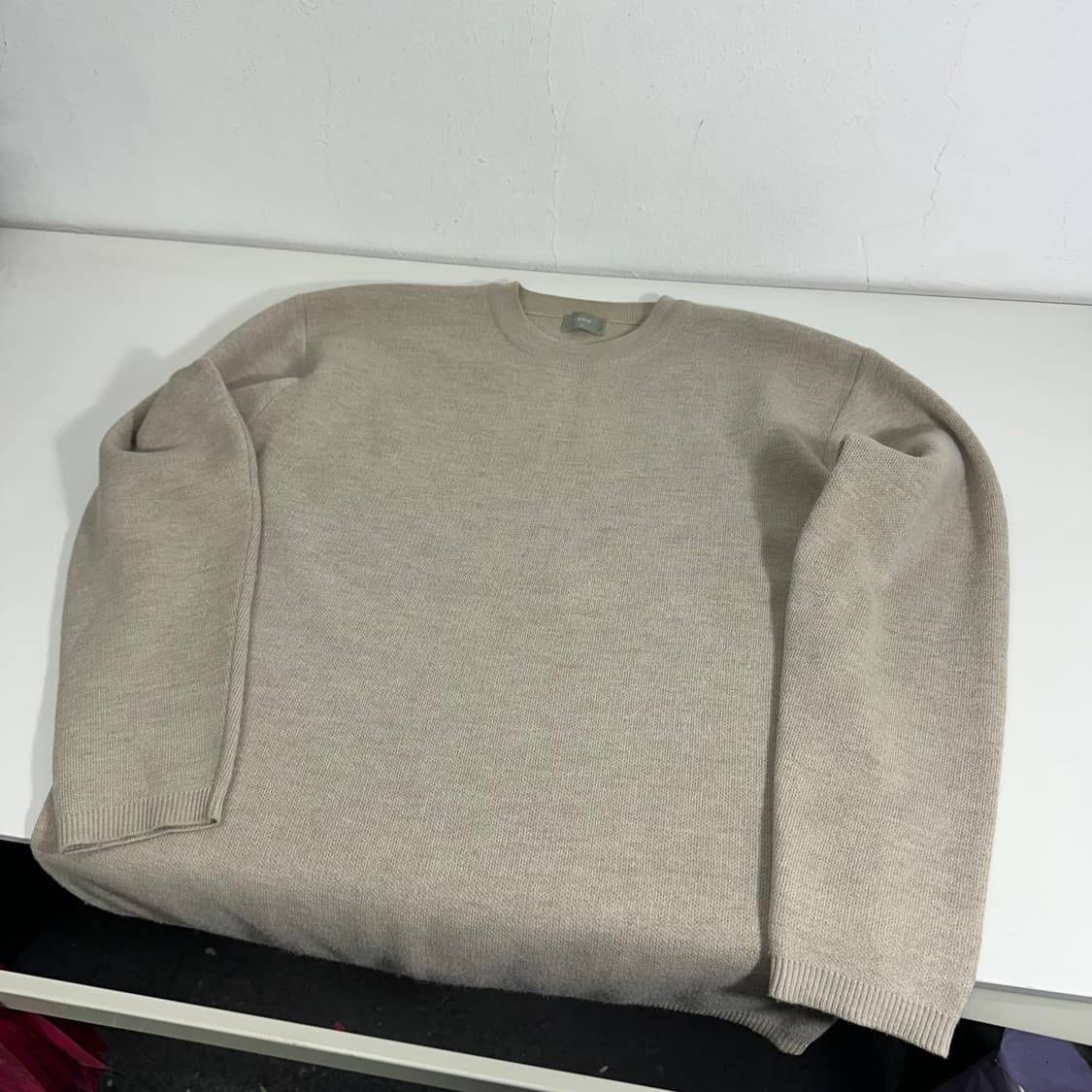 S 95 COOR 쿠어 오트밀 캐시미어혼방 라운드니트 상품이미지3