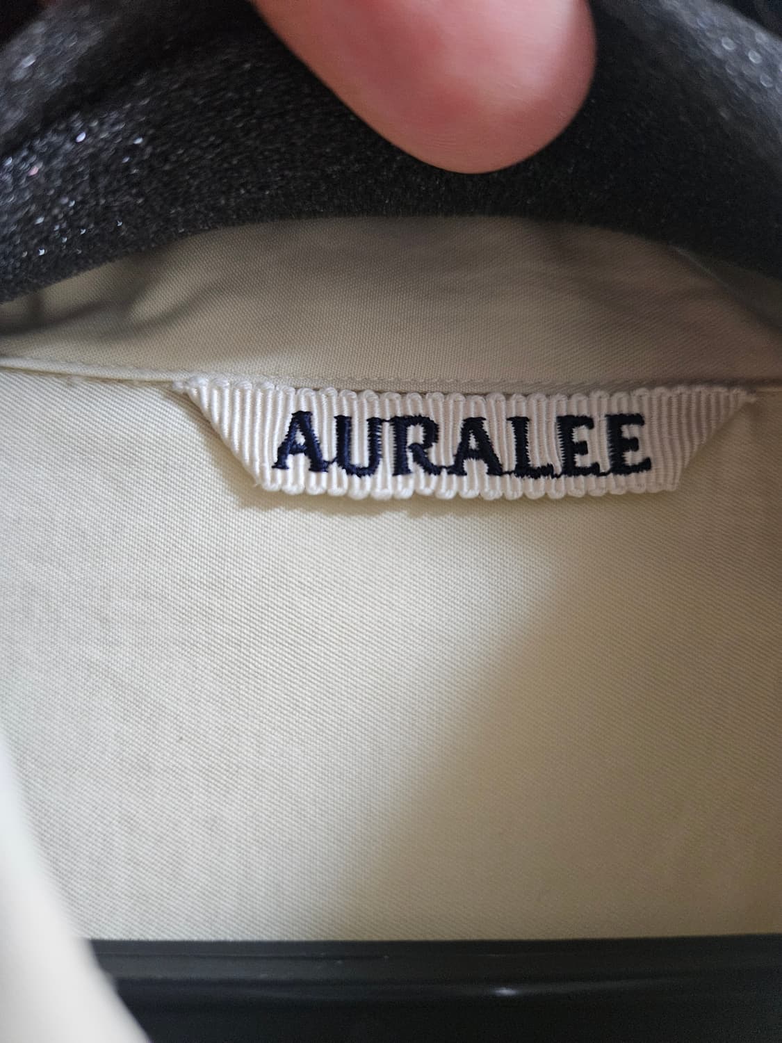 [4] 24SS 오라리 워시드 핀스 트윌 빅셔츠 팝니다 상품이미지2