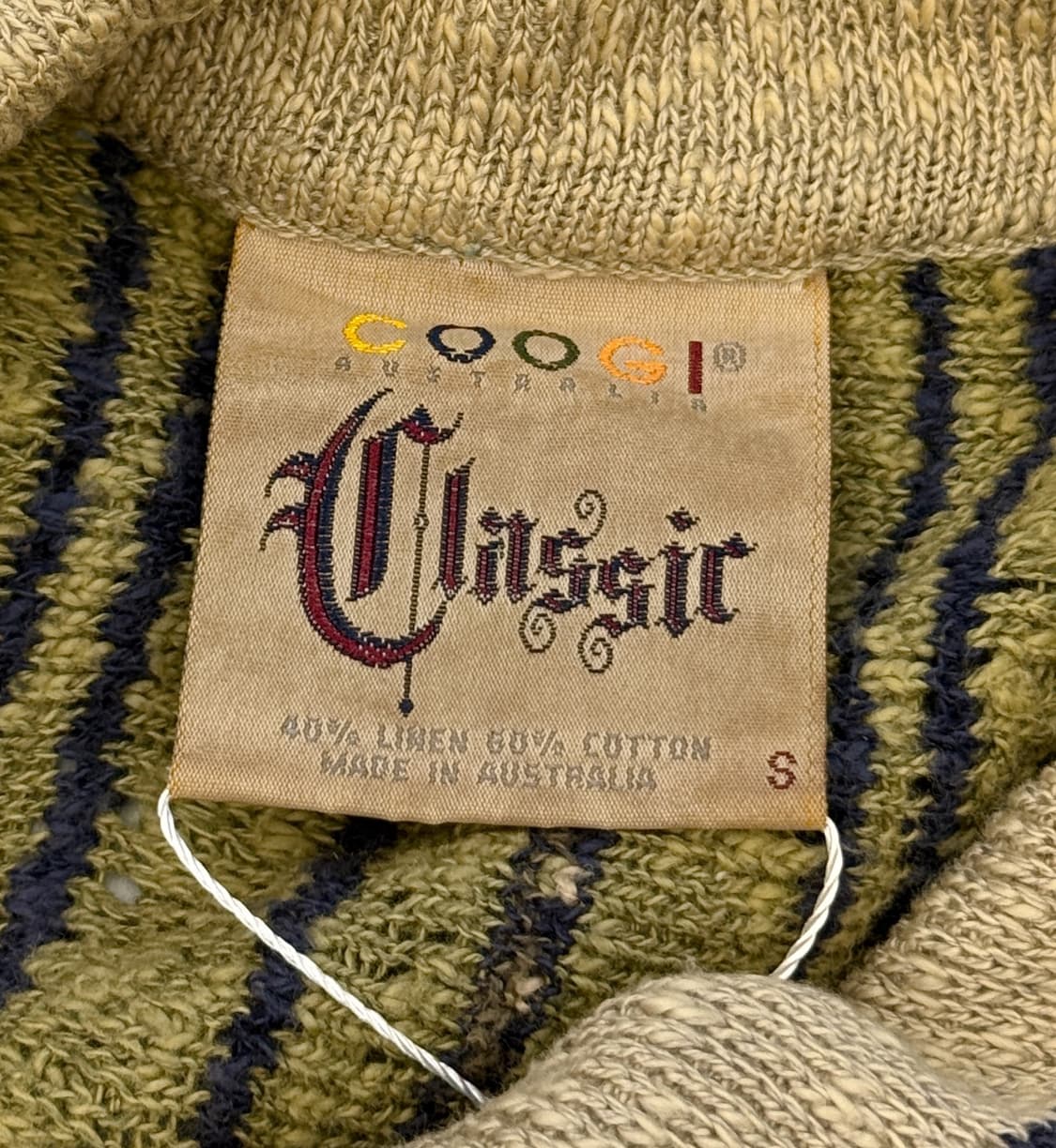 쿠지 루즈핏 케이블패턴 하프집 코튼 니트 상품이미지8