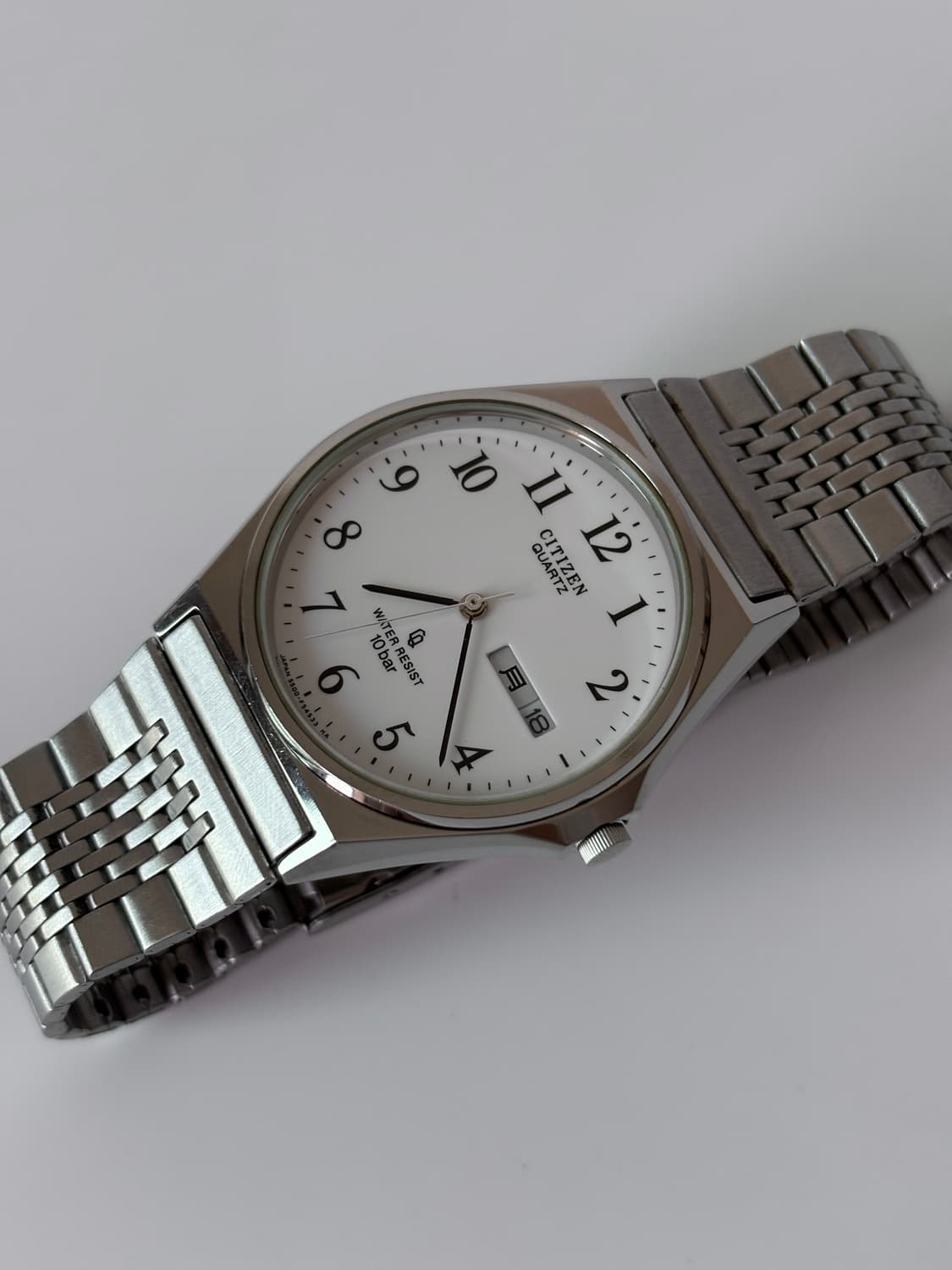 시티즌 1980년대 CQ 아라빅 인덱스 실버 쿼츠 남성 상품이미지4
