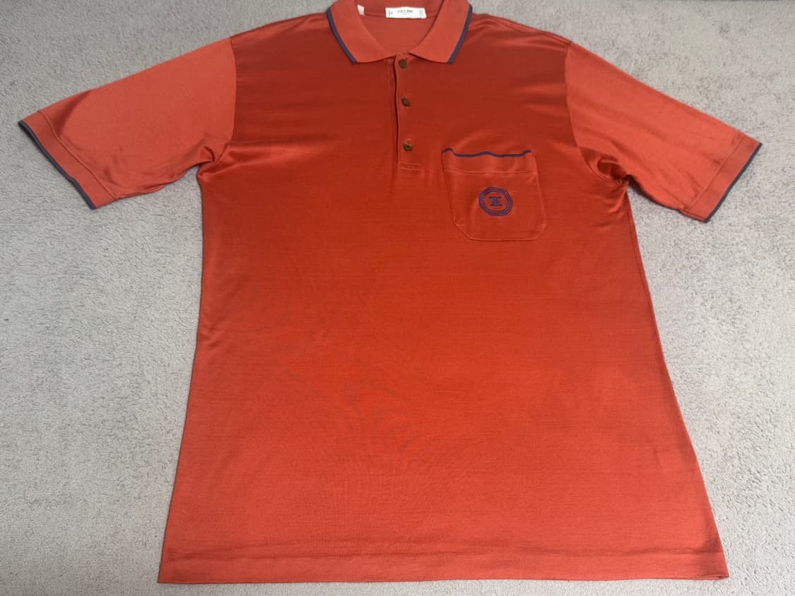 초희귀 / Celine 셀린느 트리옹프 폴로 카라티 M 상품이미지2