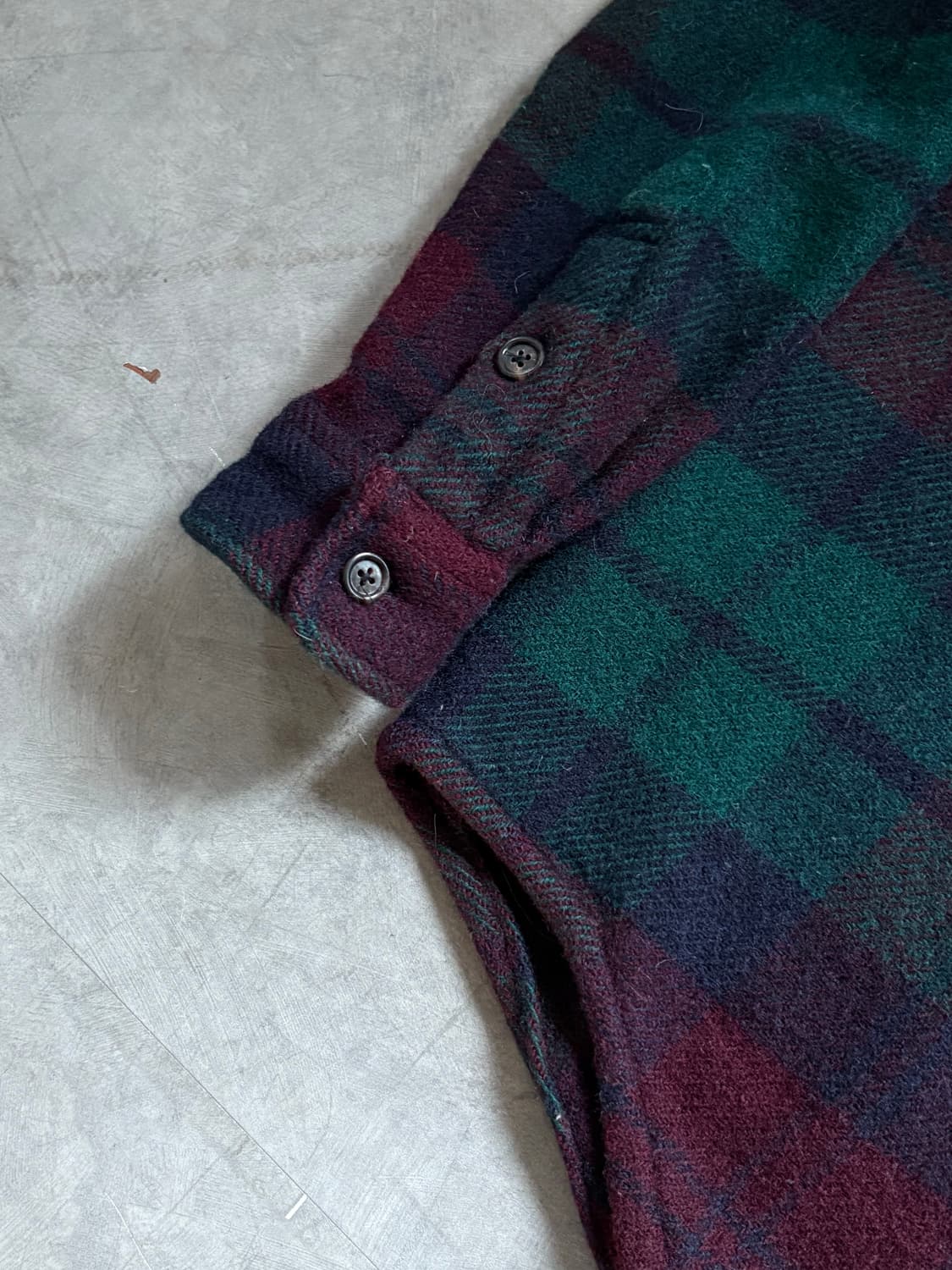 Polo 폴로랄프로렌 90‘s 울 투포켓 체크 셔츠 상품이미지4