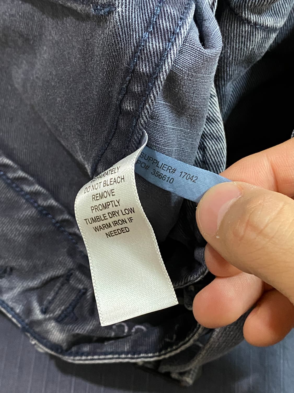 더블알엘 서플라이 가먼트 다잉 립스탑 밀리터리 카고팬츠 네이비 31X30 상품이미지6