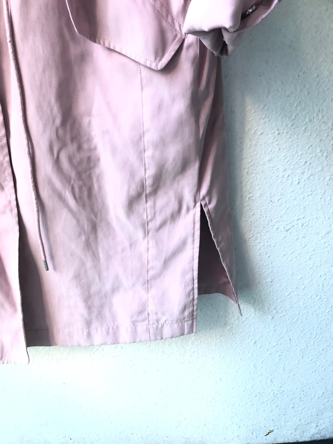 핑크 롱 바람막이 점퍼 상품이미지6