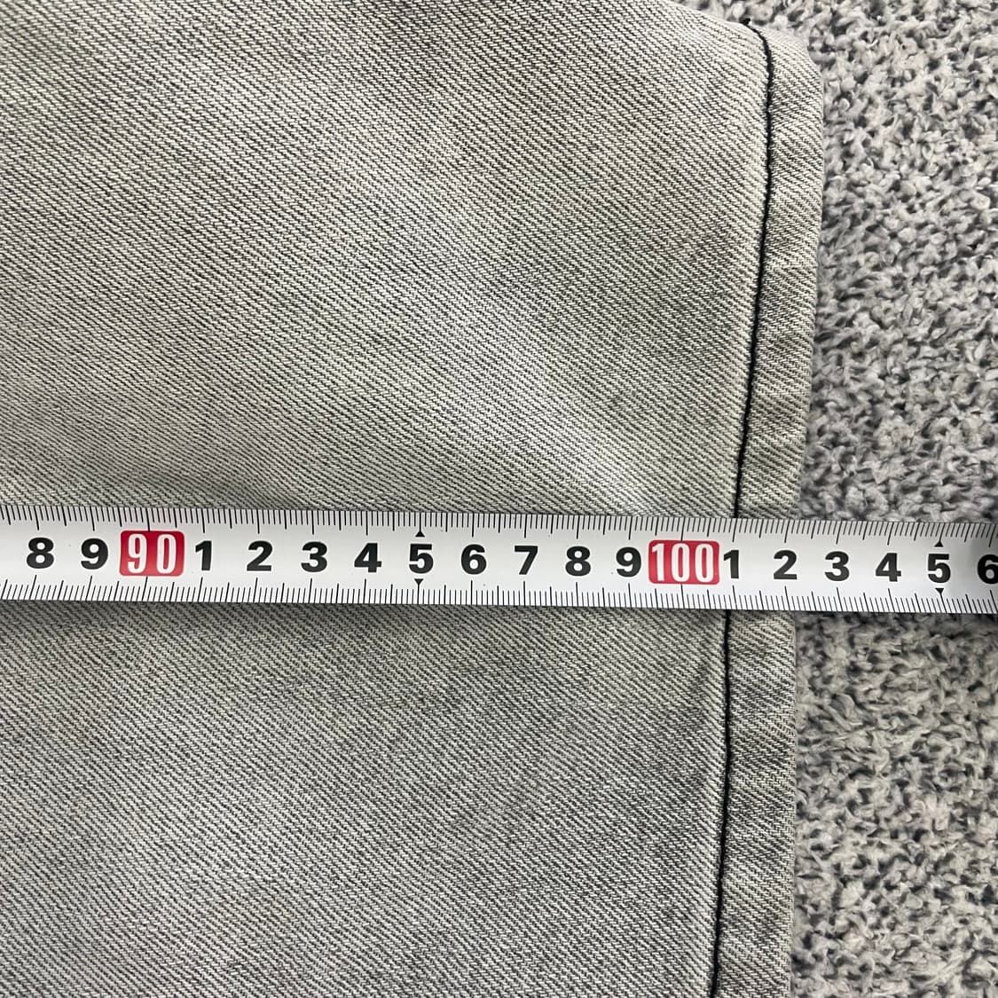 오르 그레이 세미 와이드 데닌팬츠 0126HS1 상품이미지7