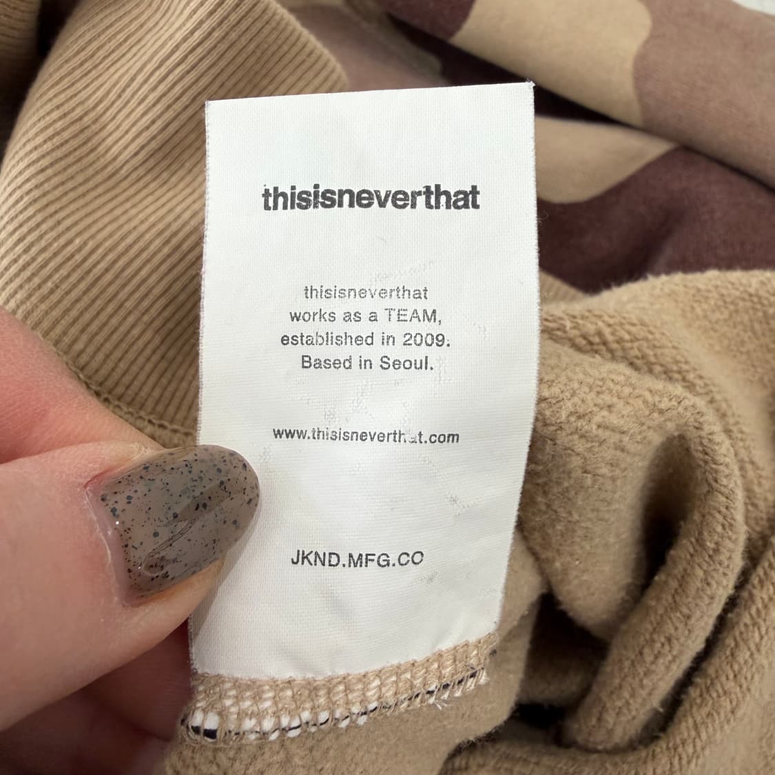 200. 디스이즈네버뎃 카모 후드티 상품이미지4