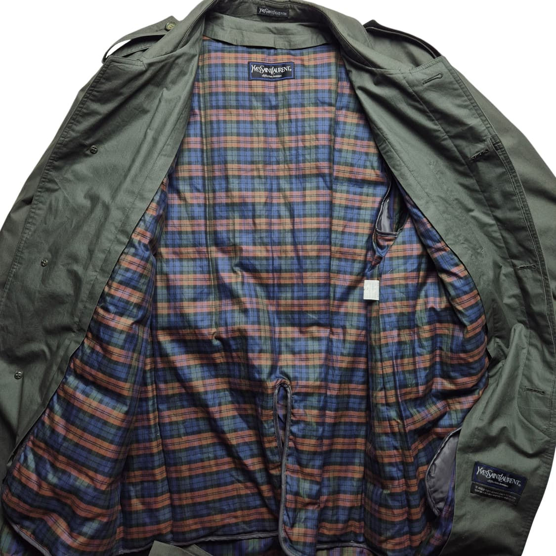 [100] 입생로랑 구스다운내피 벨티드 트렌치 코트 상품이미지7