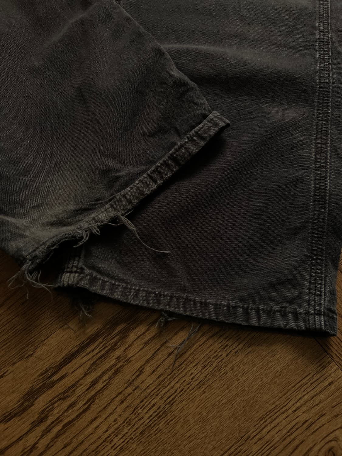 [34]칼하트 USA 하드 페이딩 블랙 싱글니 워크팬츠 상품이미지6