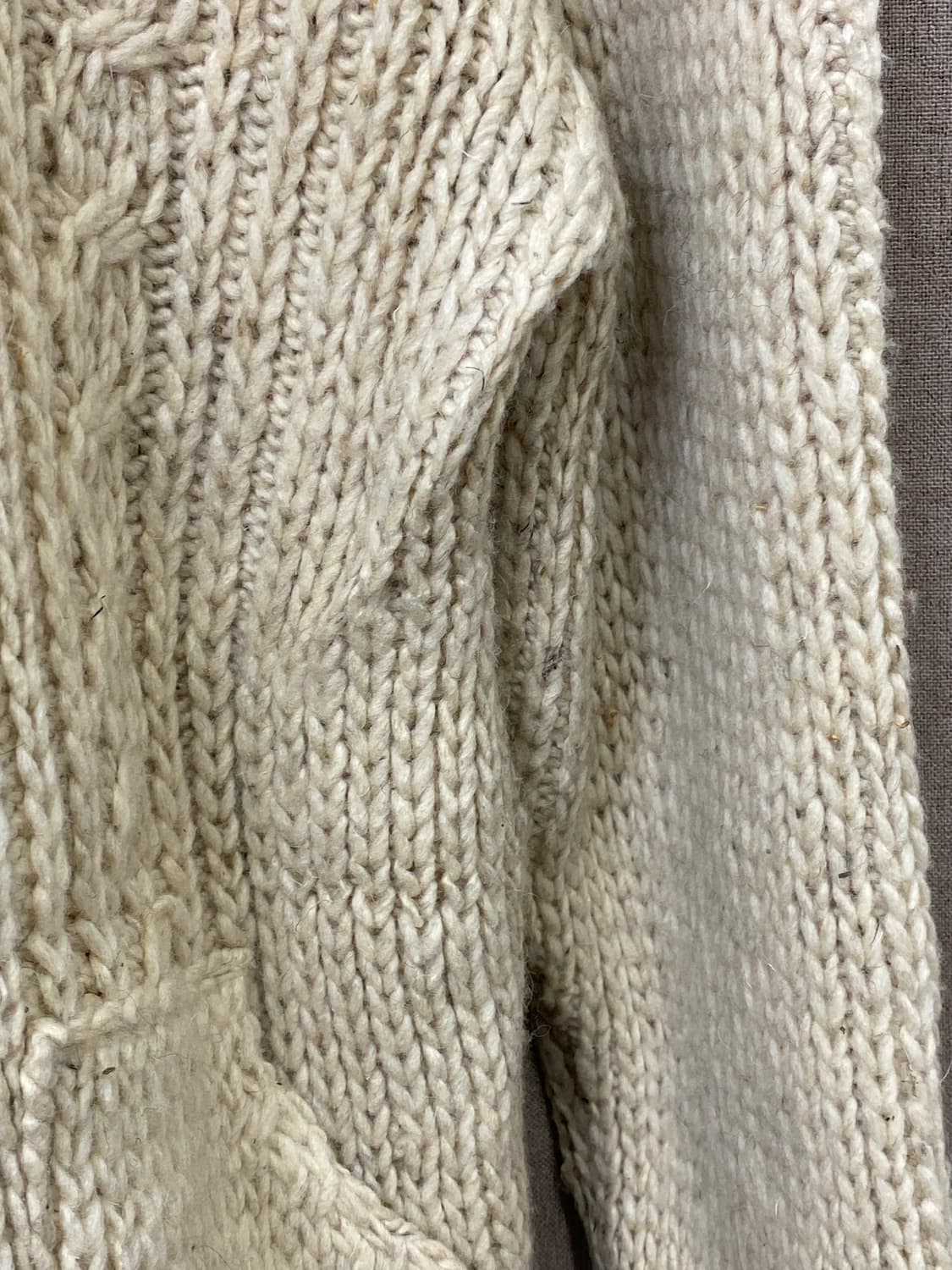 빈티지 헤비 니트 집업  상품이미지2