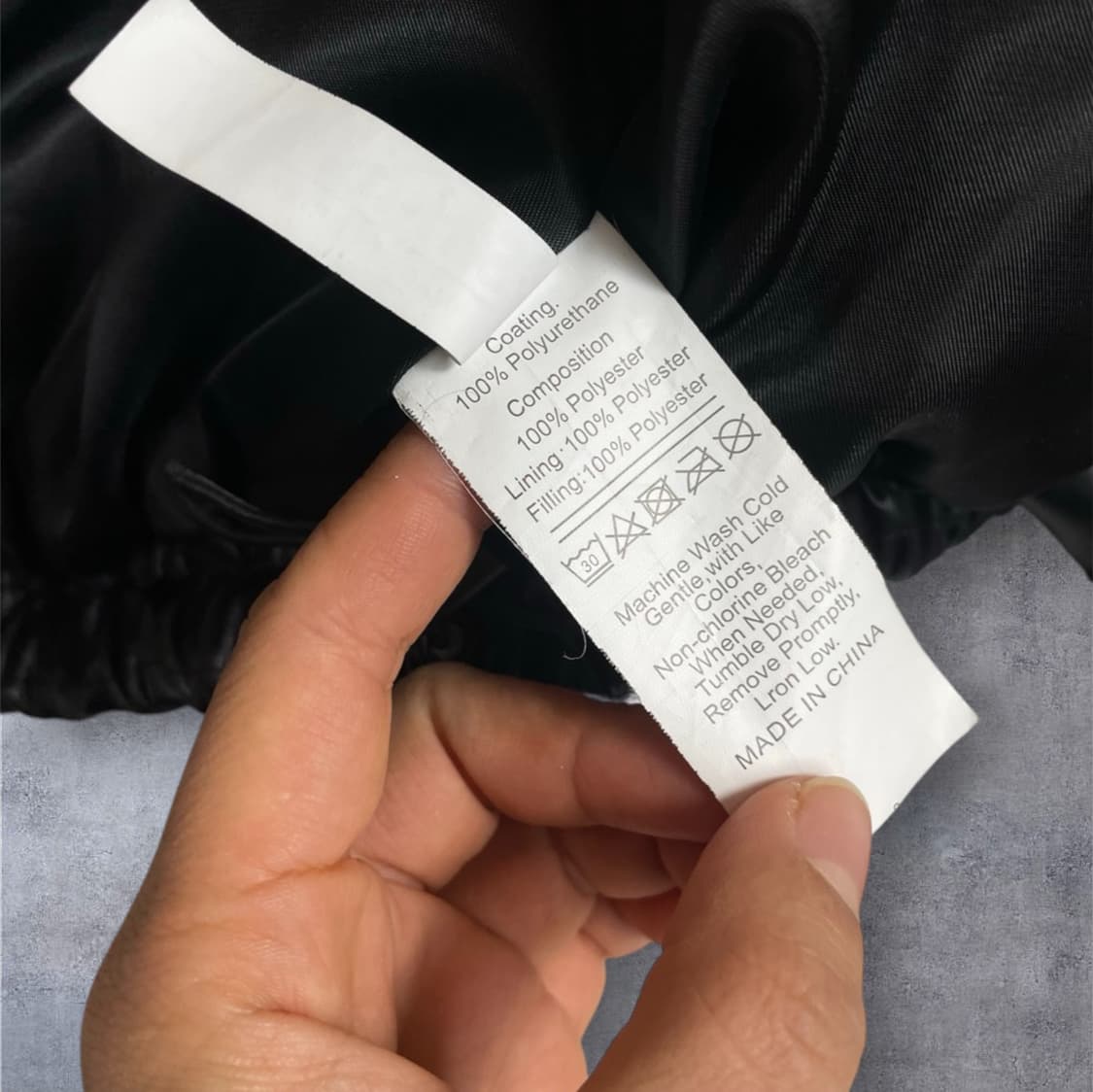 쉬인 SHEIN 페이크 레더 크롭 패딩 S 상품이미지5