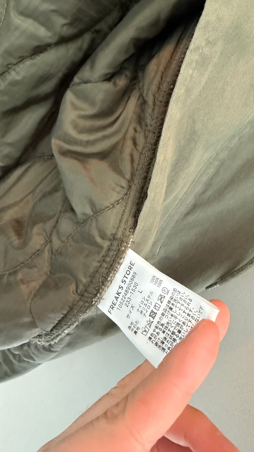 프릭스스토어 M65 피쉬테일 개파카 올리브 카키 상품이미지6