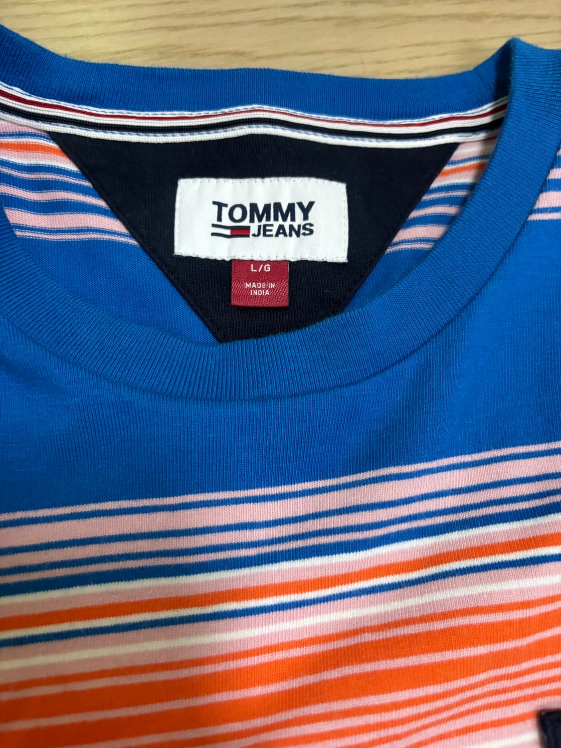 타미힐피거 스트라이프 반팔티 상품이미지3