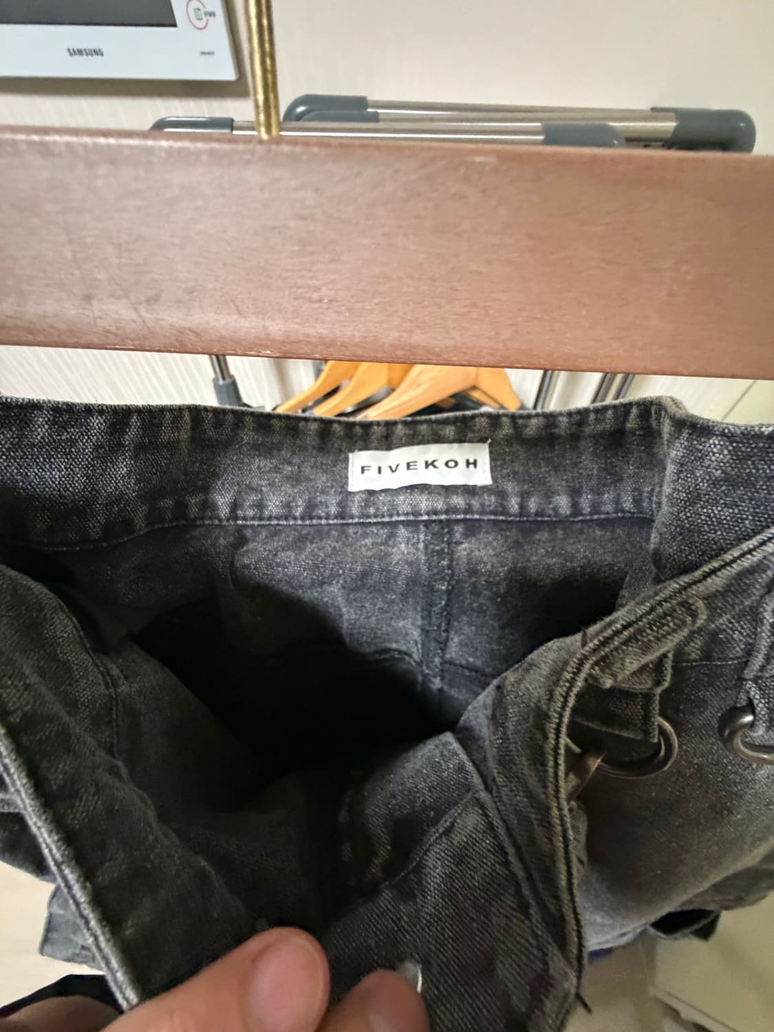 FIVEKOH 데님 스트릿 반바지 상품이미지2