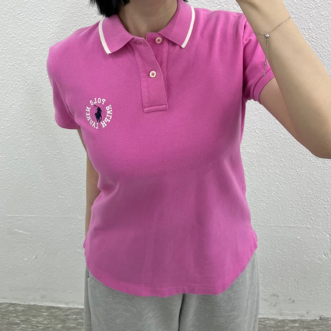 폴로 랄프로렌 블랙포니 핑크 pk반팔 S 상품이미지5