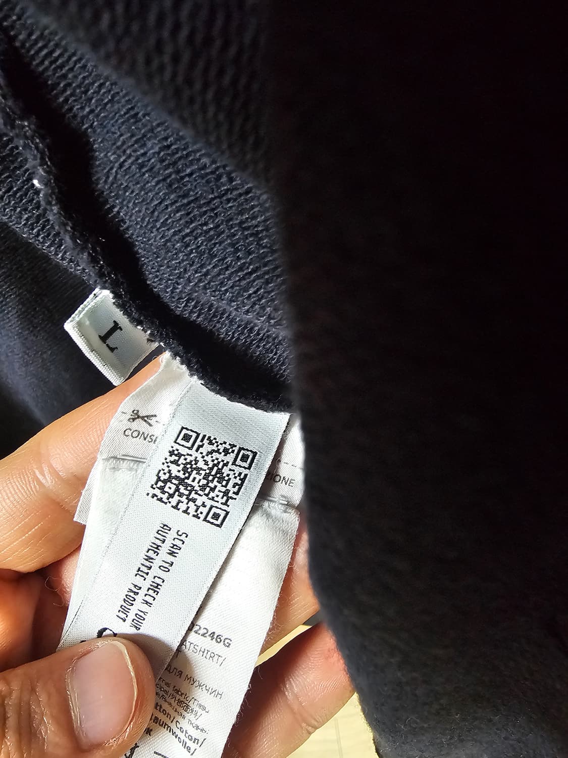 유행없이 입는 씨피 CP 컴퍼니 블랙 집업 자켓 L 팔아요 상품이미지9