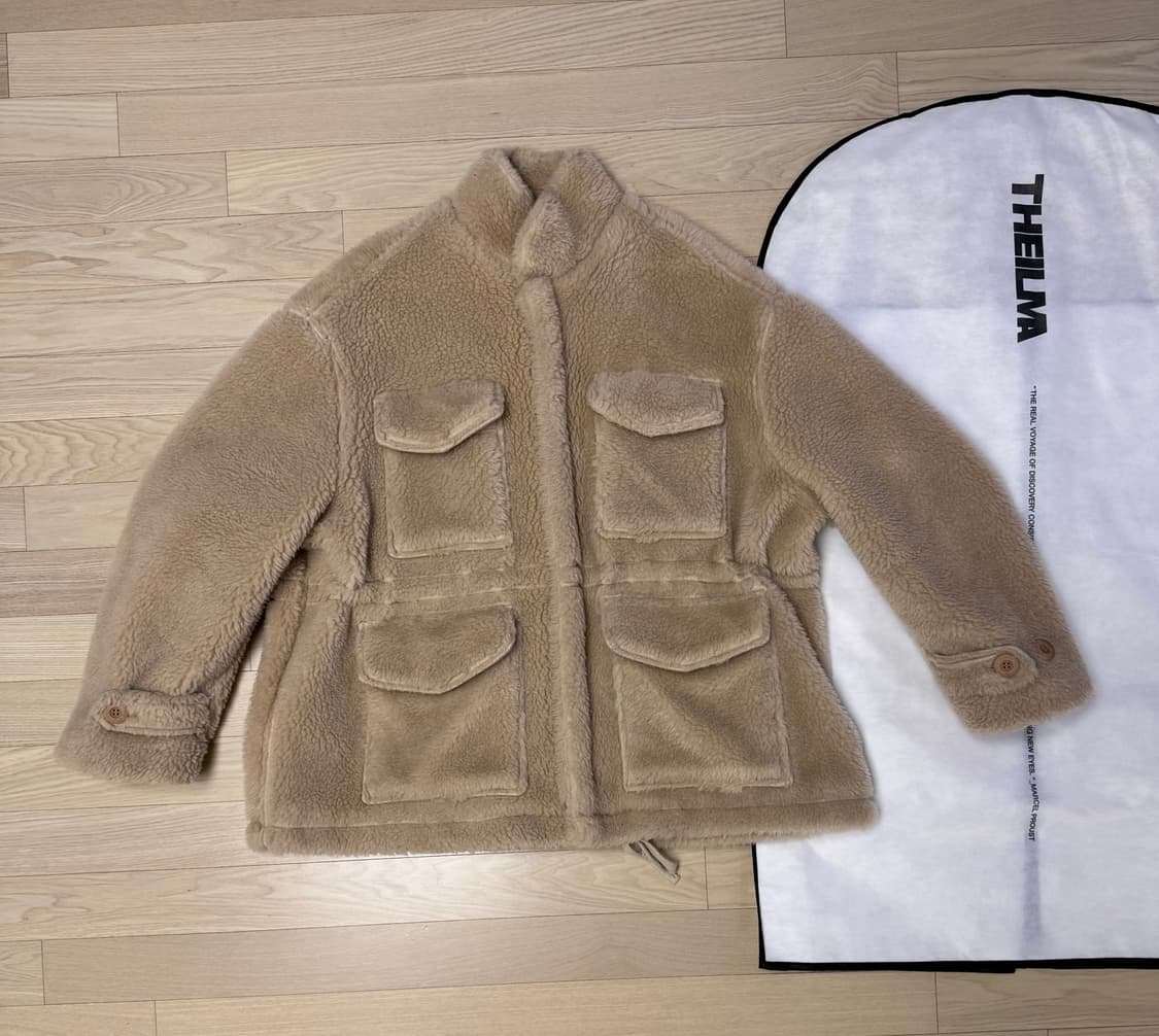 더일마 콰트로 밀리터리 보아 파카 상품이미지1