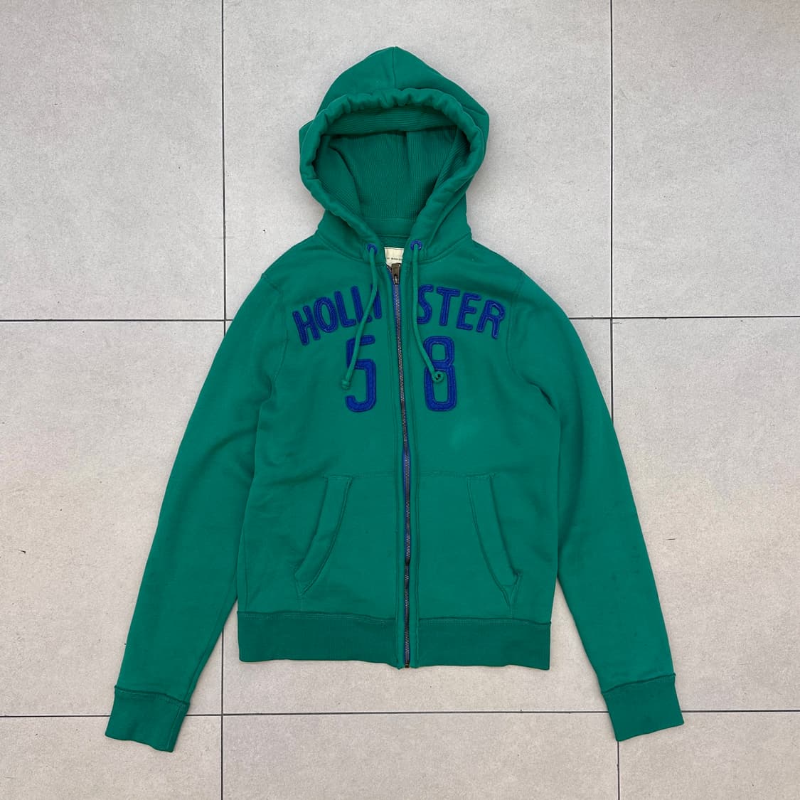홀리스터 그린 후드집업 상품이미지2