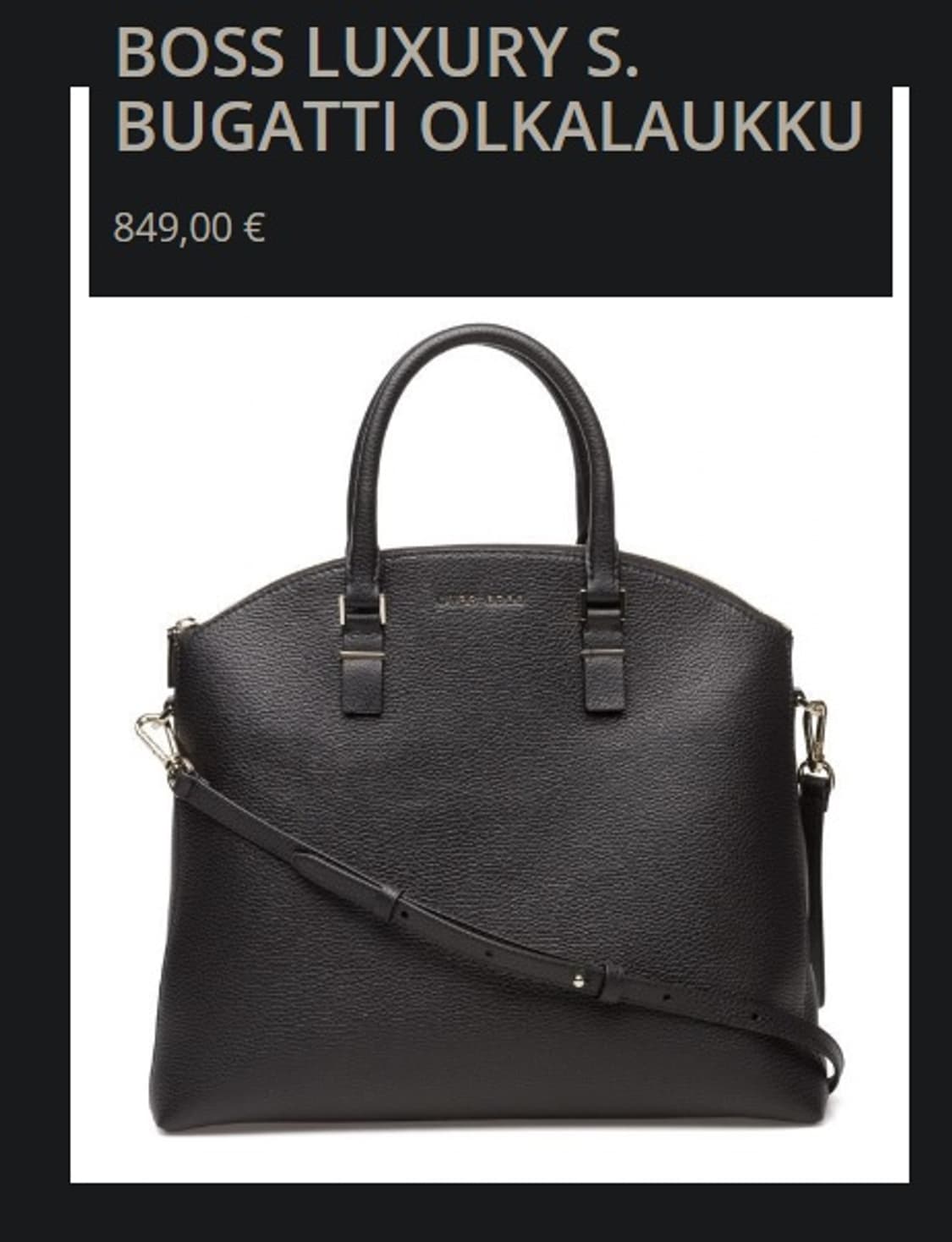 BOSS 럭셔리 부가티 가죽 숄더백 상품이미지10