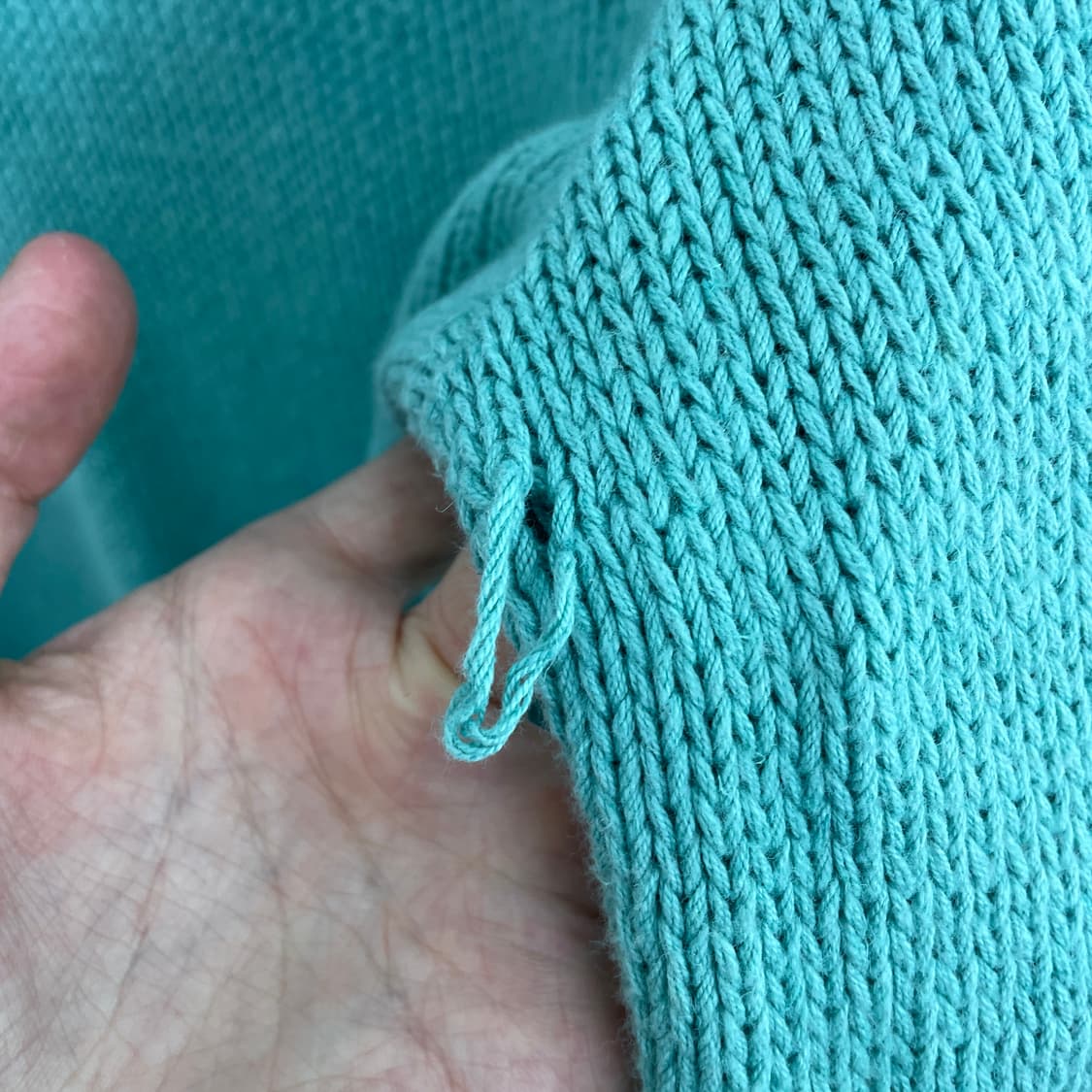 U 폴로 랄프로렌 민트색 브이넥 니트 상품이미지5