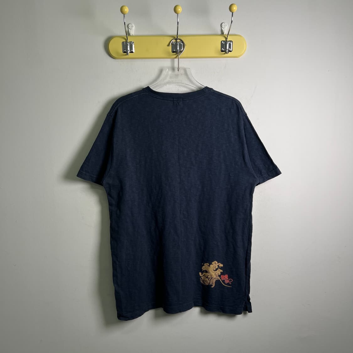 jpn vtg 빈티지 네이비 오리엔탈 그래픽 반팔 티셔츠 L 상품이미지2