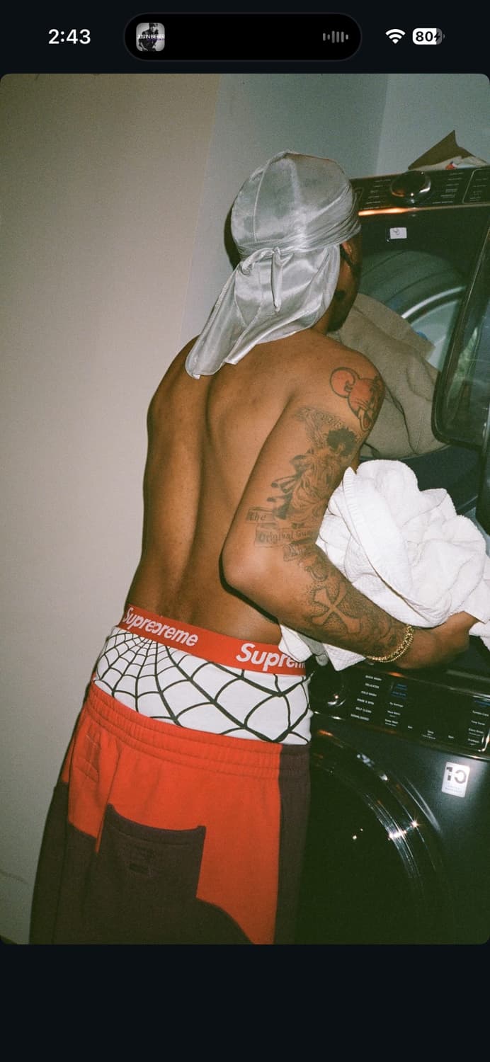 슈프림 x 헤인즈 스파이더맨 박서 브리프 화이트 (2개입) - 26ss 상품이미지1