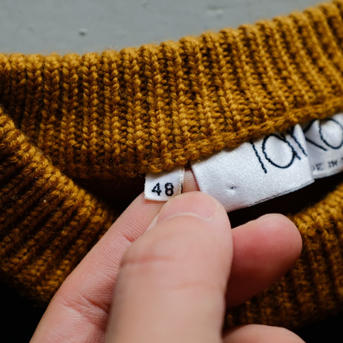 Made In ITALY Iarko Vergine Wool Knit 상품이미지5