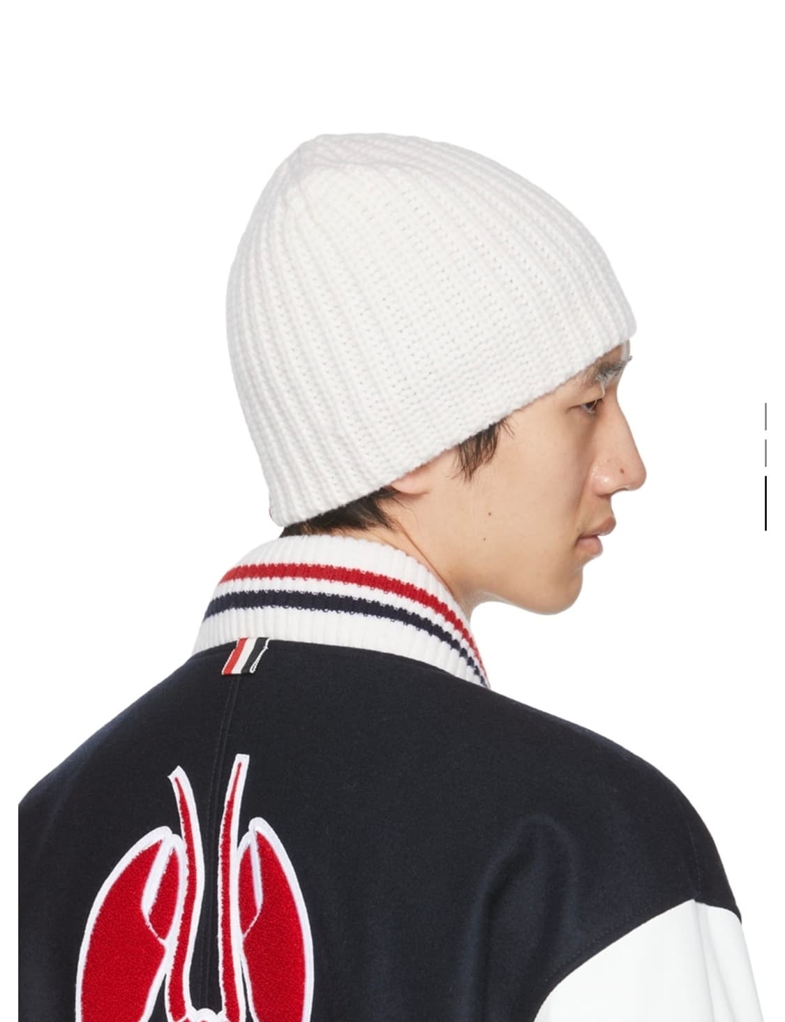 Thom browne 톰브라운 비니 화이트 상품이미지3