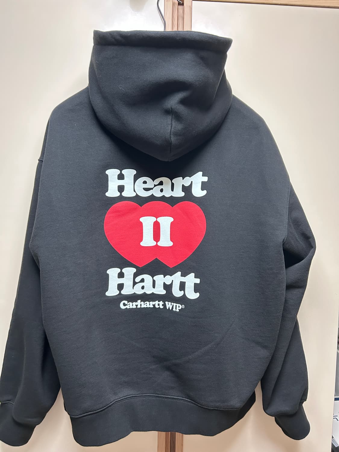 칼하트 WIP 후드 하트 2 하트 스웨트 자켓 블랙 L 상품이미지3