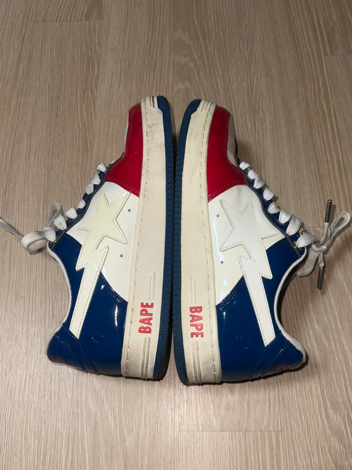 베이프 베이프 스타 로우 M1 화이트블루 275 상품이미지3