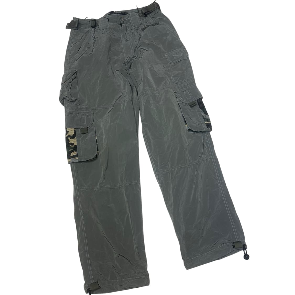 아베크롬비 PARATROOPS 나일론 그레이카고팬츠 M 상품이미지1