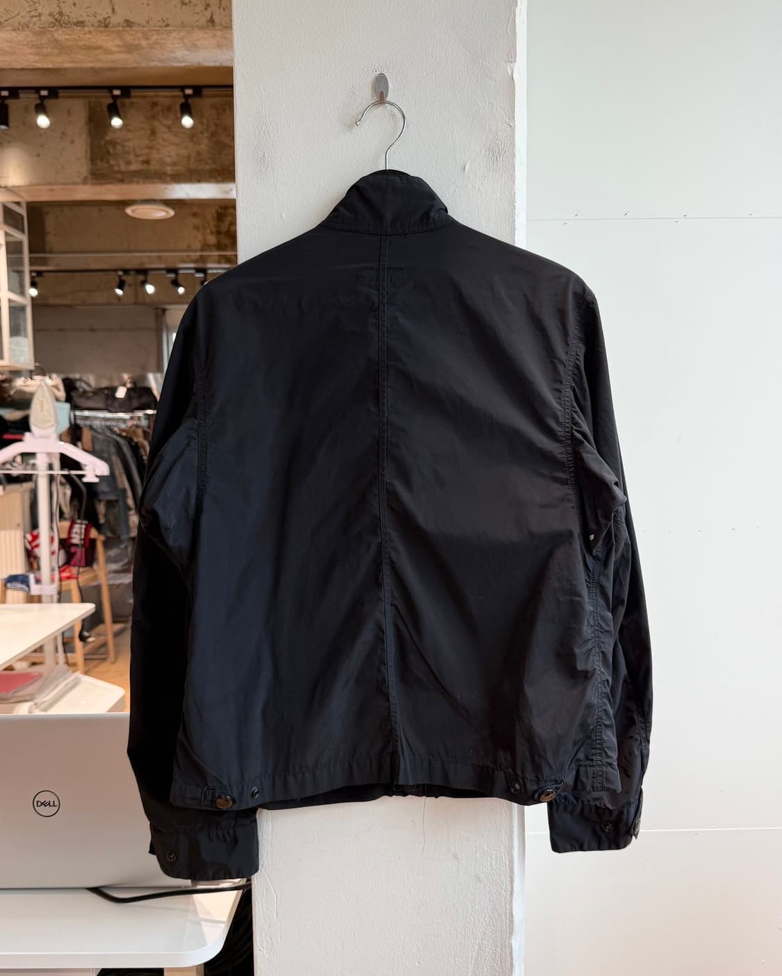 가리오네 블랙 나일론혼방 자켓 상품이미지7