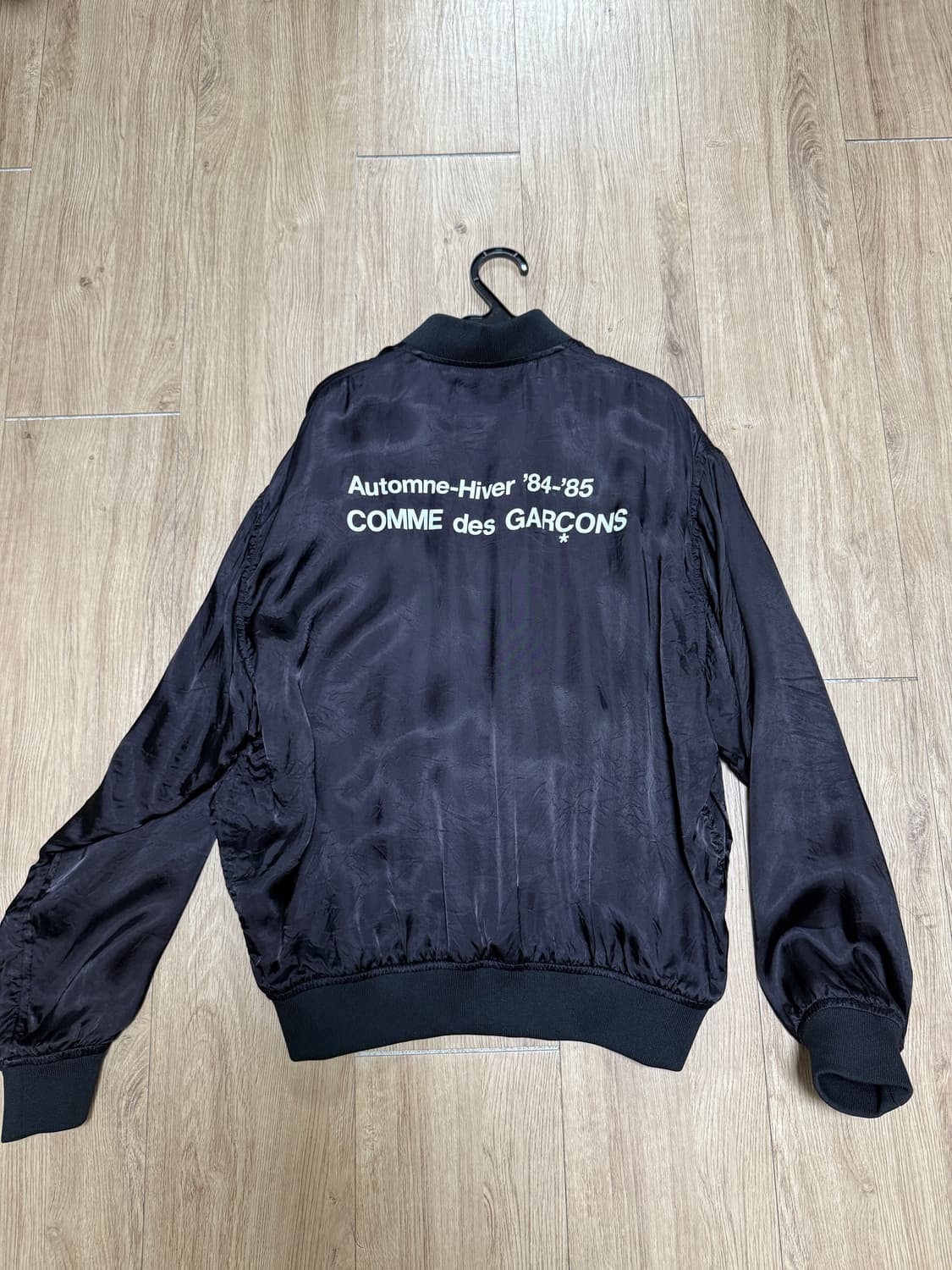 [L] CDG 84-85 스태프 블루종 블랙 상품이미지3