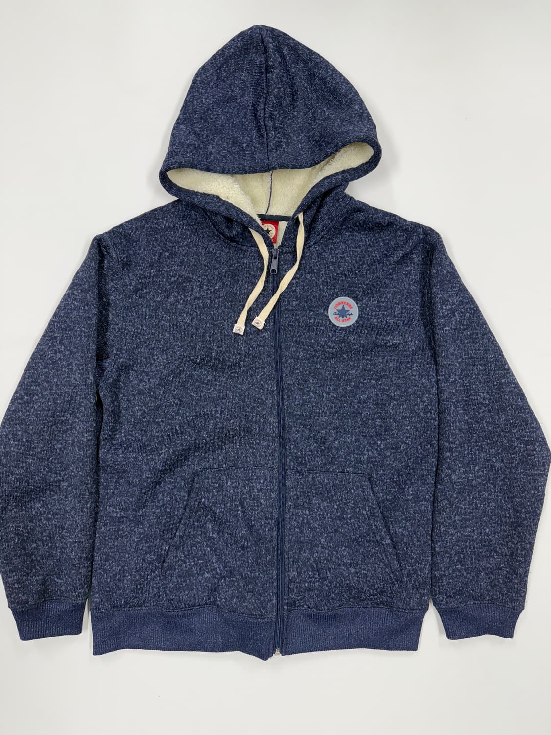 컨버스 양털 기모 후드집업 상품이미지1