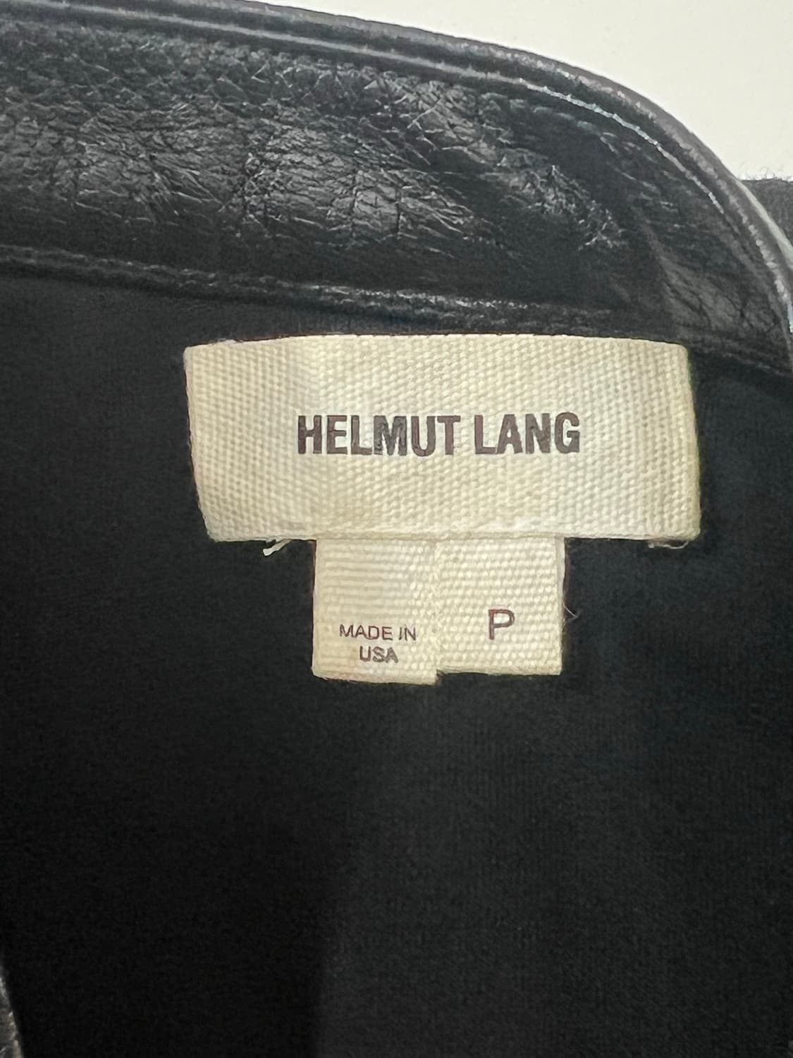 Helmut Lang Leather Sleeve Jacket 상품이미지8