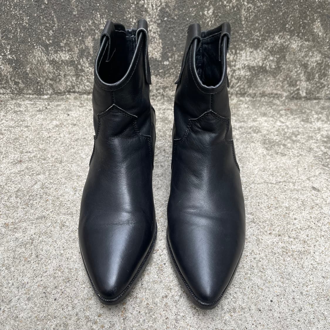 [37] Isabel Marant 블랙 레더 부츠 상품이미지4