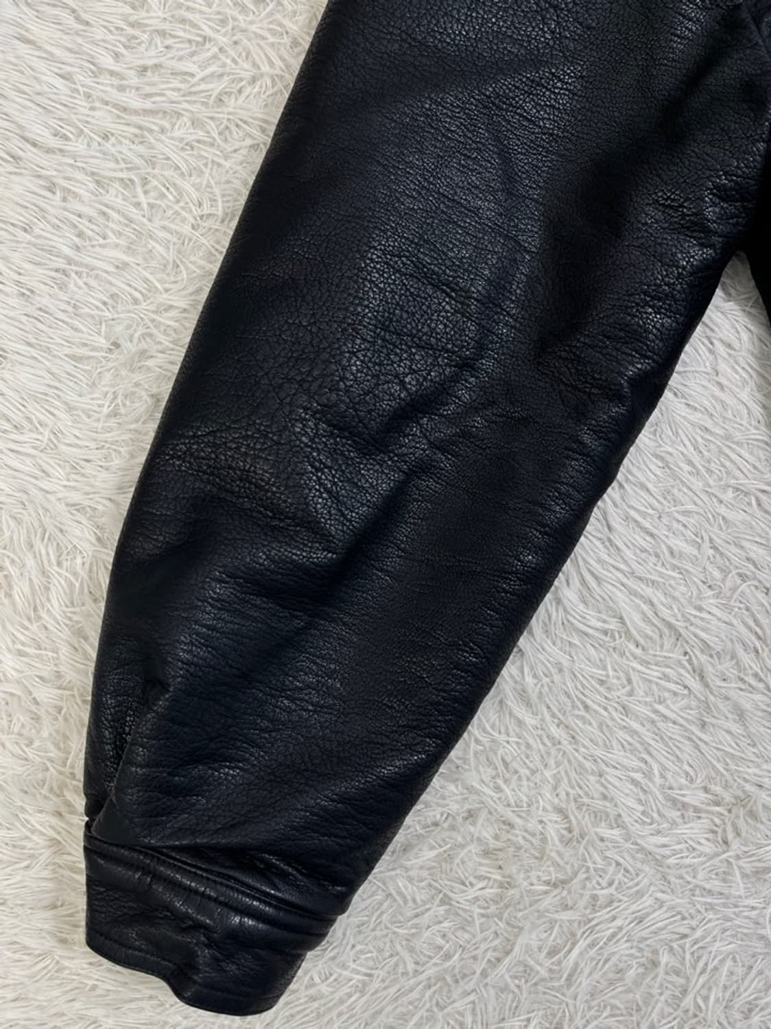 빈티지 퍼안감 가죽 봄버 자켓/#3194 상품이미지2