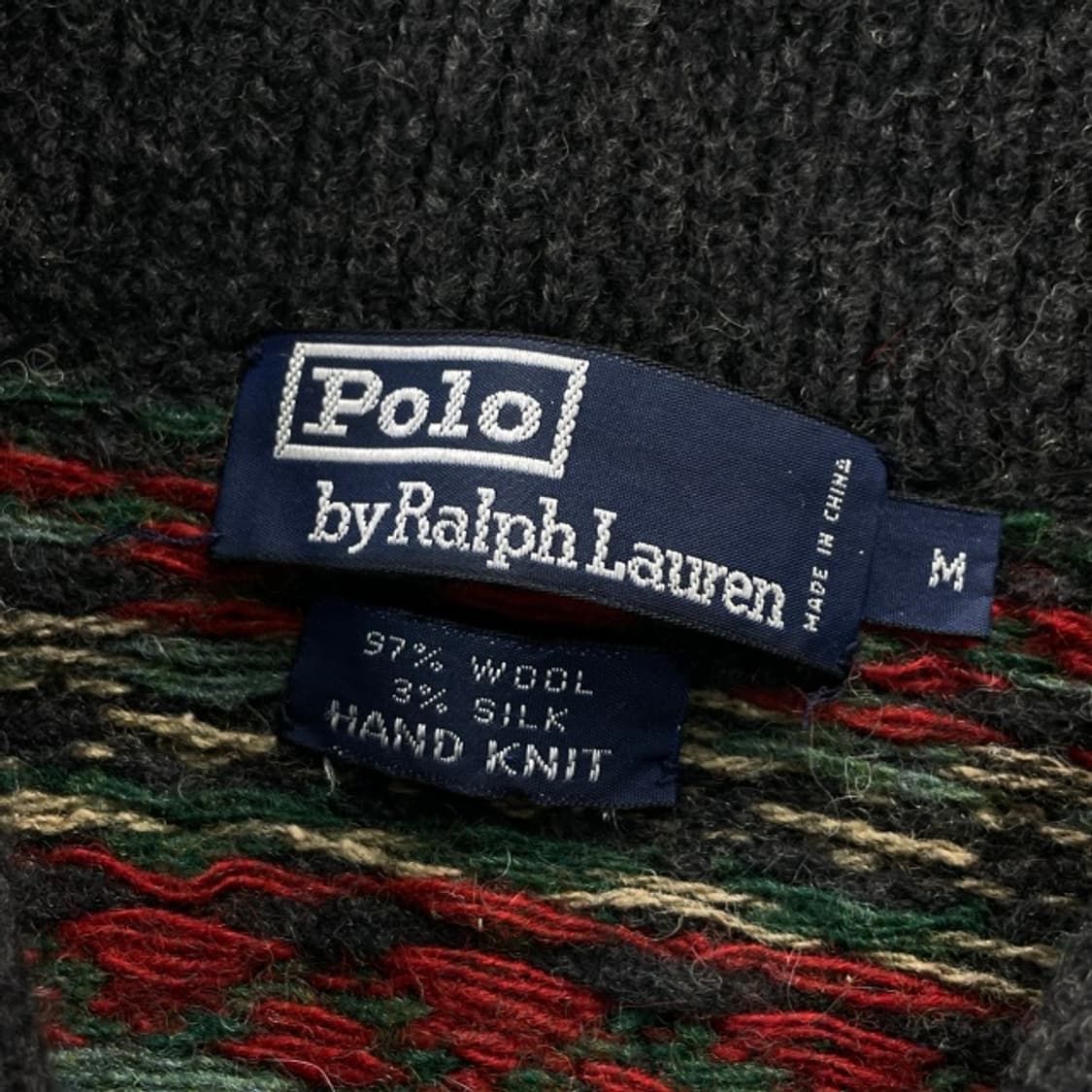 100 폴로 핸드메이드 숄카라 니트 상품이미지3