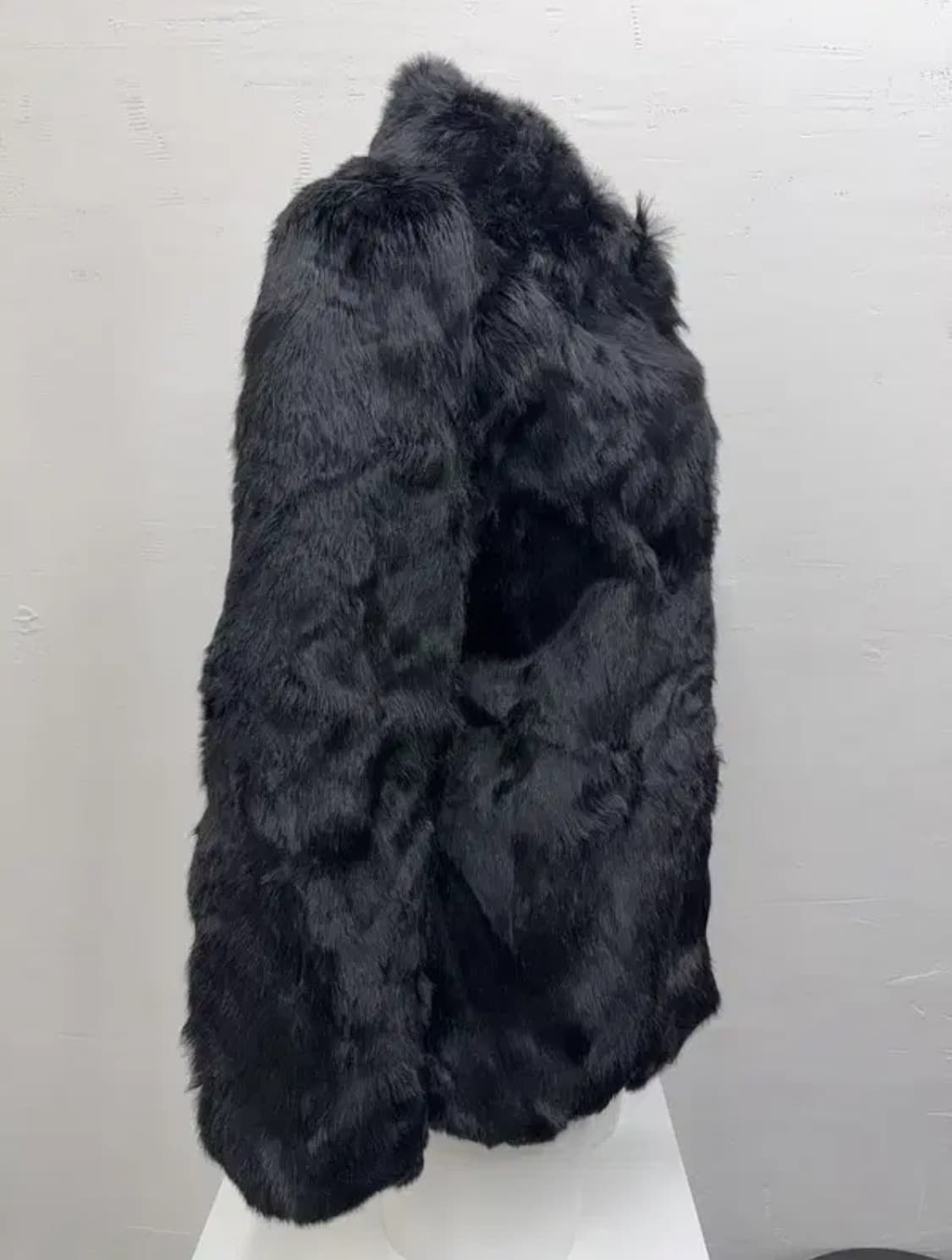 빈티지 블랙 샤기 퍼자켓 상품이미지3