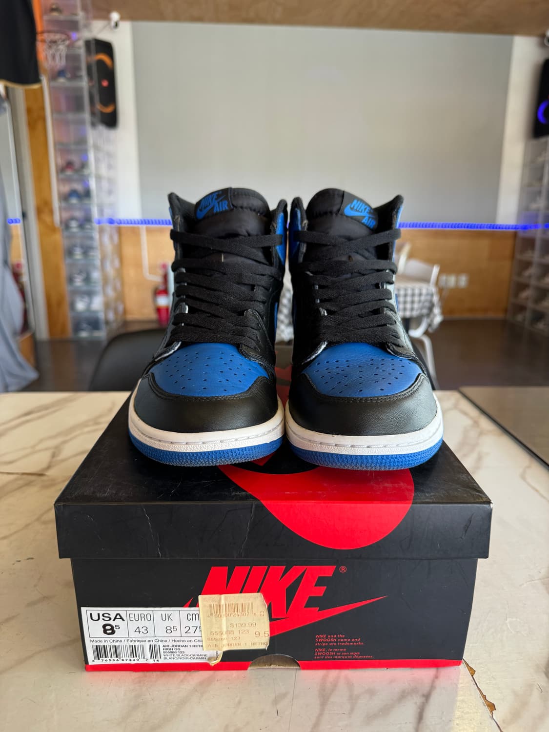 조던1 레트로 하이 로얄(2017) 265 팝니다 상품이미지2