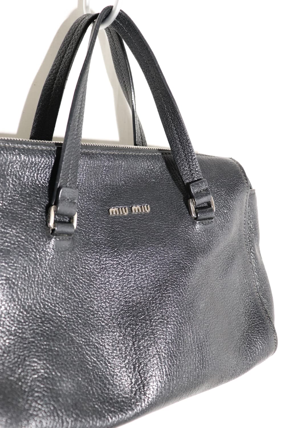 [OS] 미우미우 마드라스 레더 투웨이백 상품이미지4