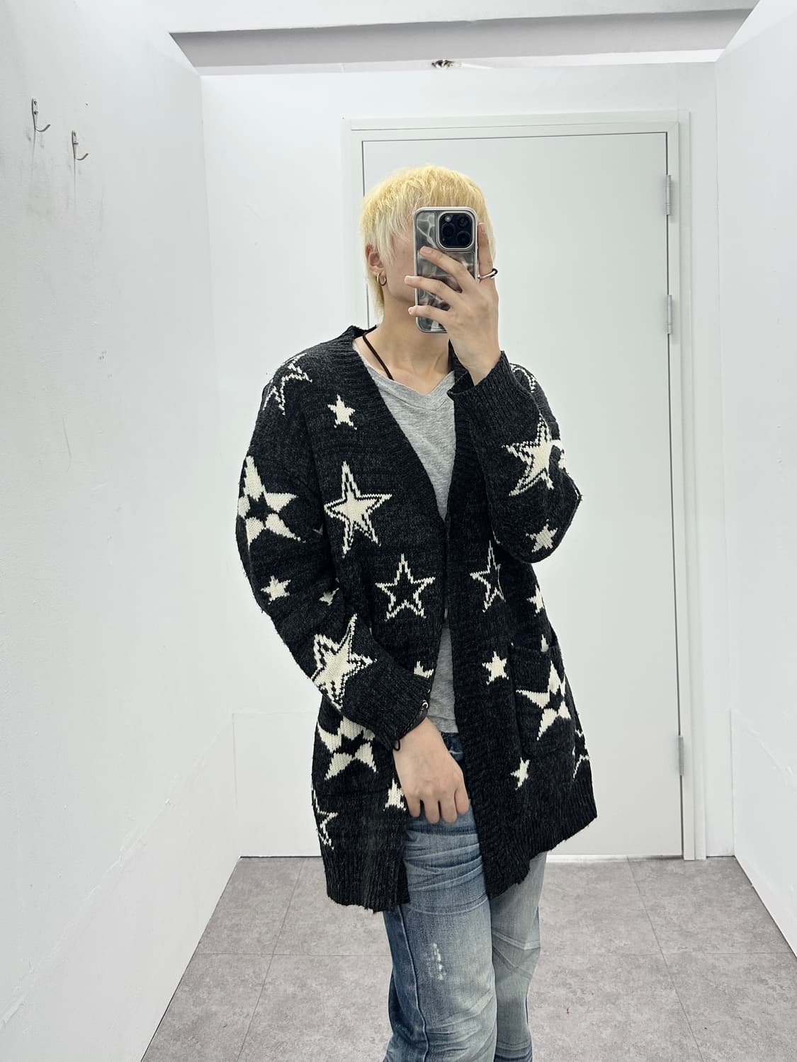 Vintage star cardigan  상품이미지2